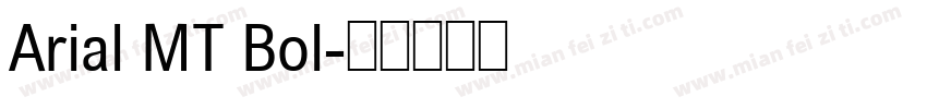 Arial MT Bol字体转换